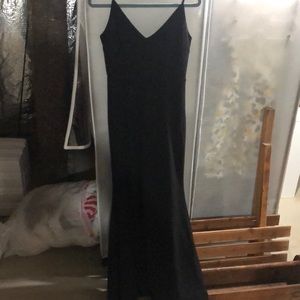 lulus melora black sleeveless maxi dress